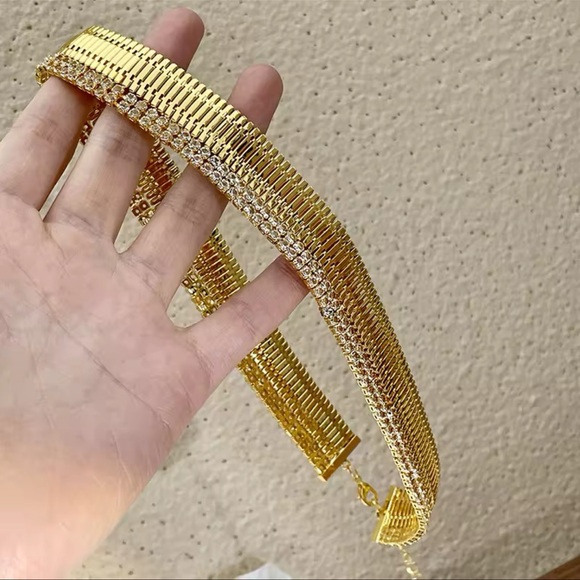 ♦️SALE♦️Luxury Chunky Cubic Zirconia Choker Necklace - Picture 14 of 16